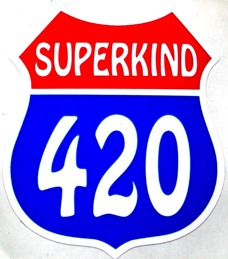 420 Superkind Weed Sticker