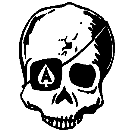 Ace of Skulls Decal
