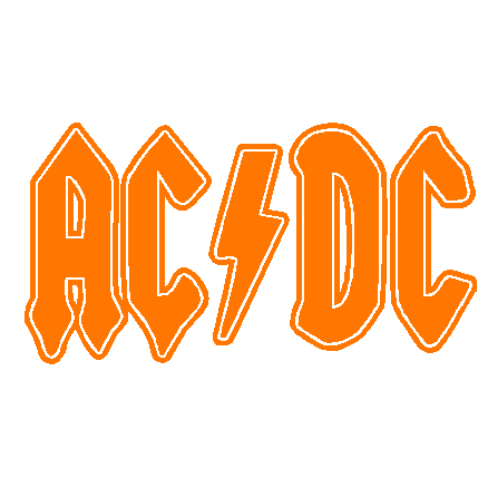 ACDC Vinyl Sticker 2
