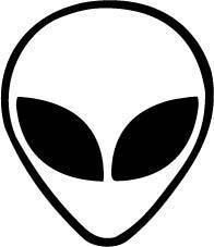 alien head decal 88