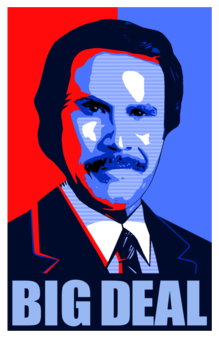 Anchorman Big Deal Sticker