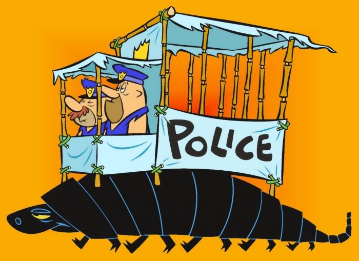 BEDROCK POLICE from THE FLINTSTONES