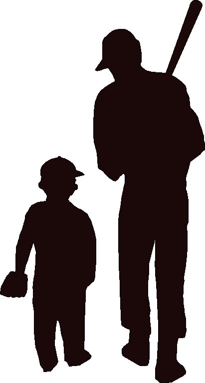 Dad Son Baseball Adhesive Vinyl Decal