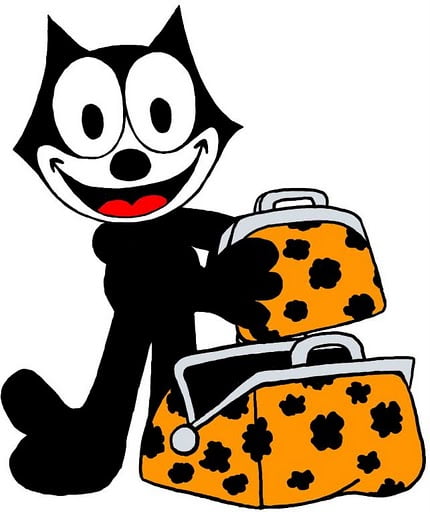 Felix the Cat Digital Diecut Decal Stickers 07