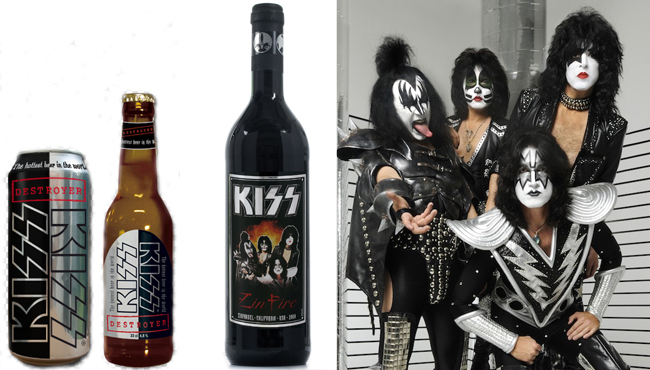 KISS Beer Sticker 01