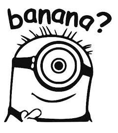 Minion Banana Decal 2