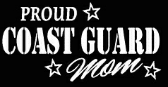PROUD Military Stickers COAST GUARD MOM