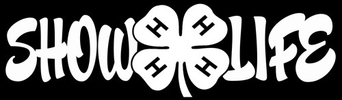 scouting show_life_vinyl_car_decal_four_4h_clover decal