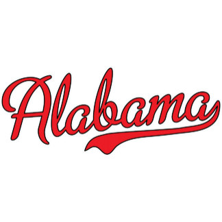 script alabama sticker