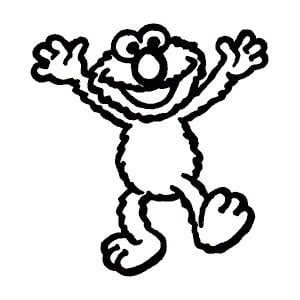 Sesame Street Die Cut Decal1