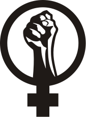 Anarcha feminism fist die cut decal