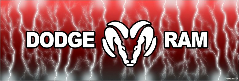 DODGE 8 Rear Window Graphic