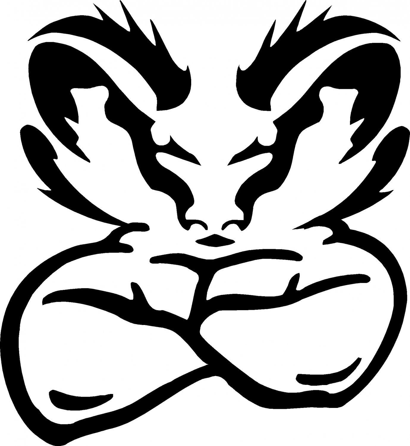 dodge ram muscle decal 2