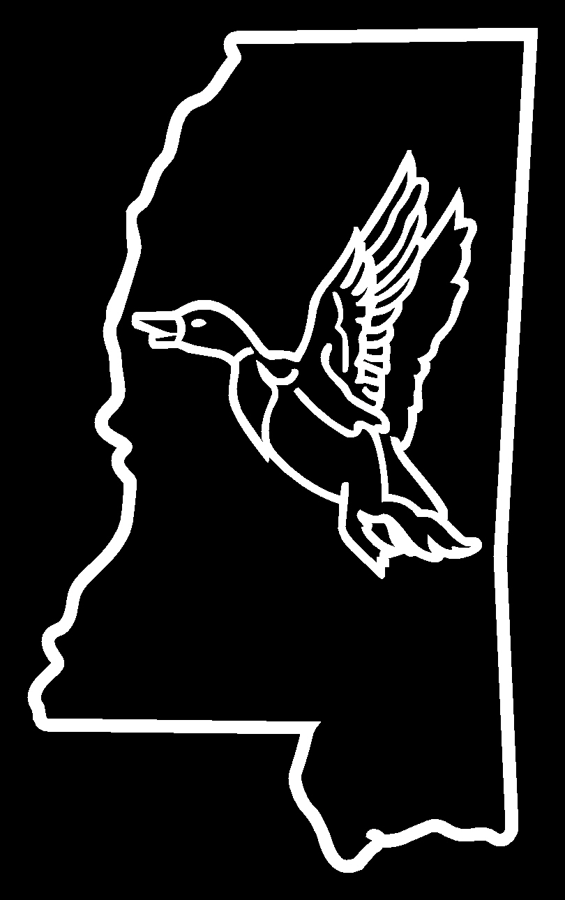 Duck Hunting Mississippi Diecut Vinyl Hunting Decal