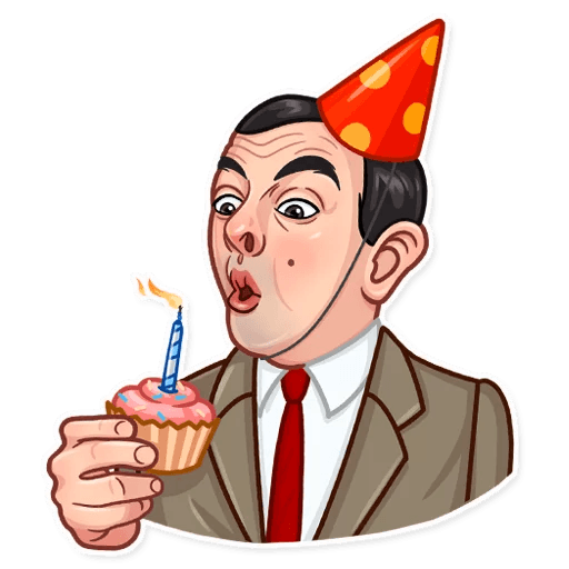 mr bean show funny car sticker 16